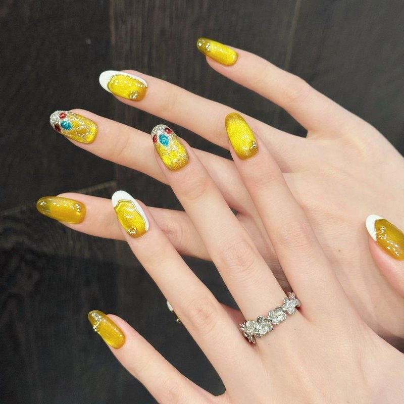 Накладные ногти "Булгари"