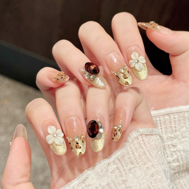 Накладные ногти "Осеннее настроение"